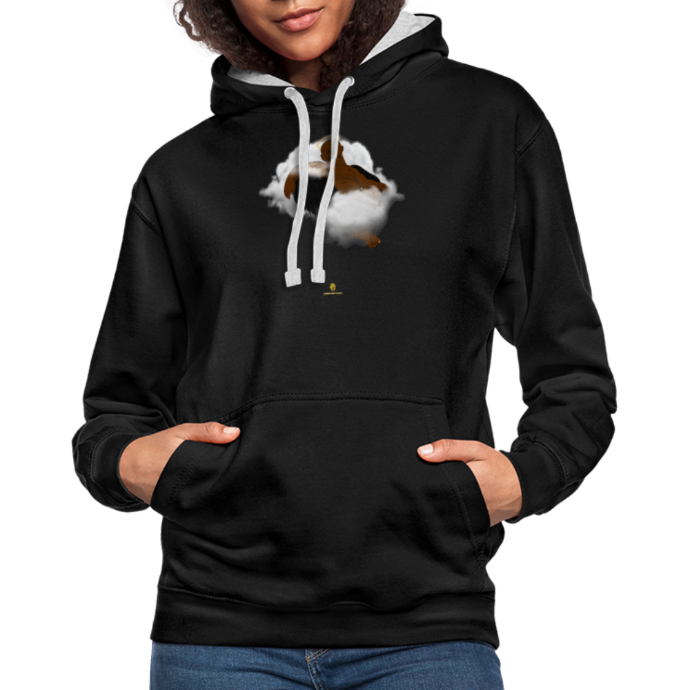 Freedom of Life Unisex Hoodie- Sweat à Capuche Liberté de vie - Graphartixry - noir/gris chiné