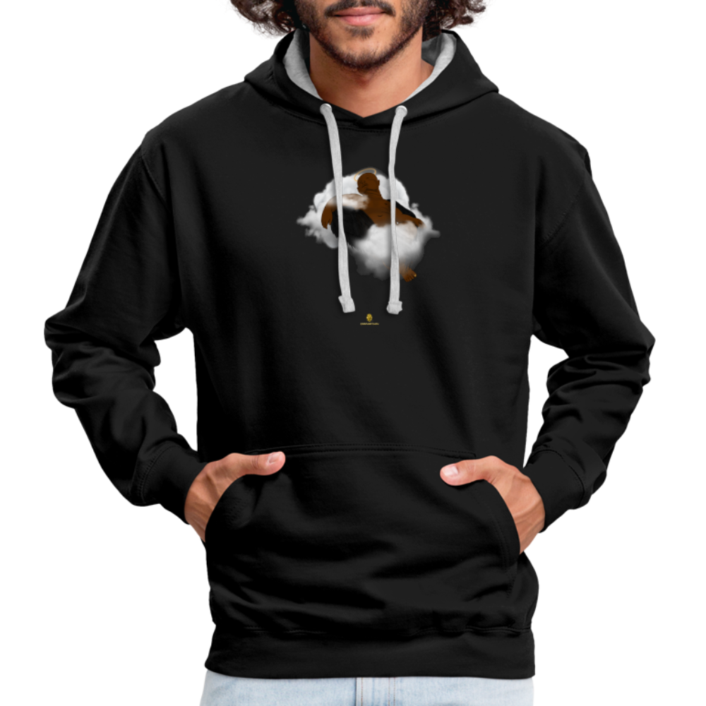 Freedom of Life Unisex Hoodie- Sweat à Capuche Liberté de vie - Graphartixry - noir/gris chiné