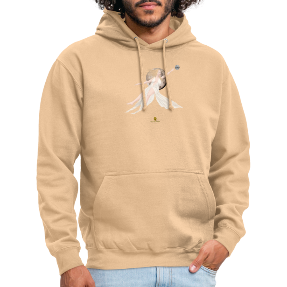 Sweat à Capuche Femme en Terre de luxe - Graphartixry - pêche