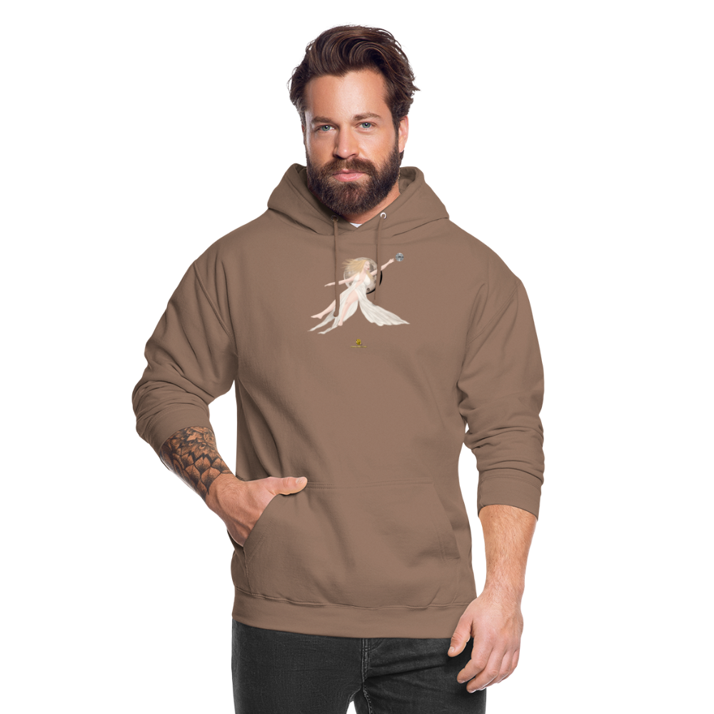 Sweat à Capuche Femme en Terre de luxe - Graphartixry - moka