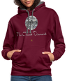 Sweat à Capuche The Chased Diamond - Graphartixry - bordeaux/anthracite