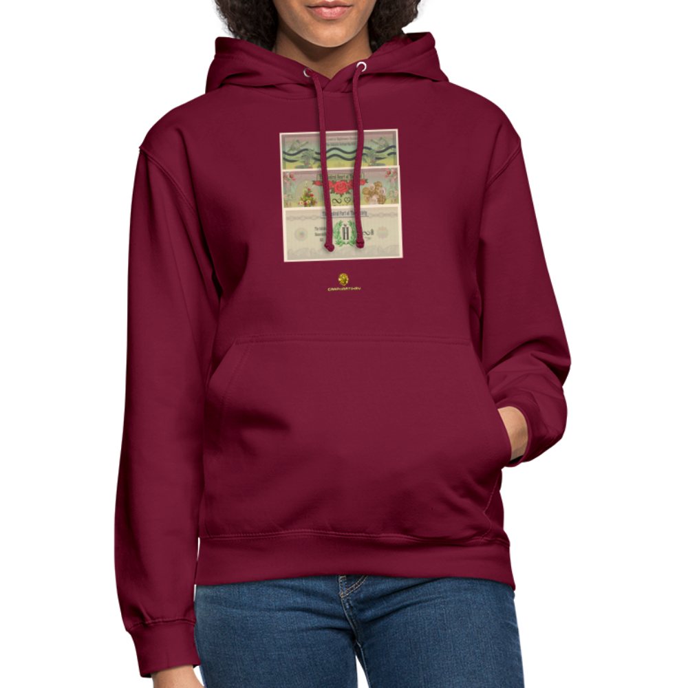 Infnite Worth Bills Hoodie - bordeaux