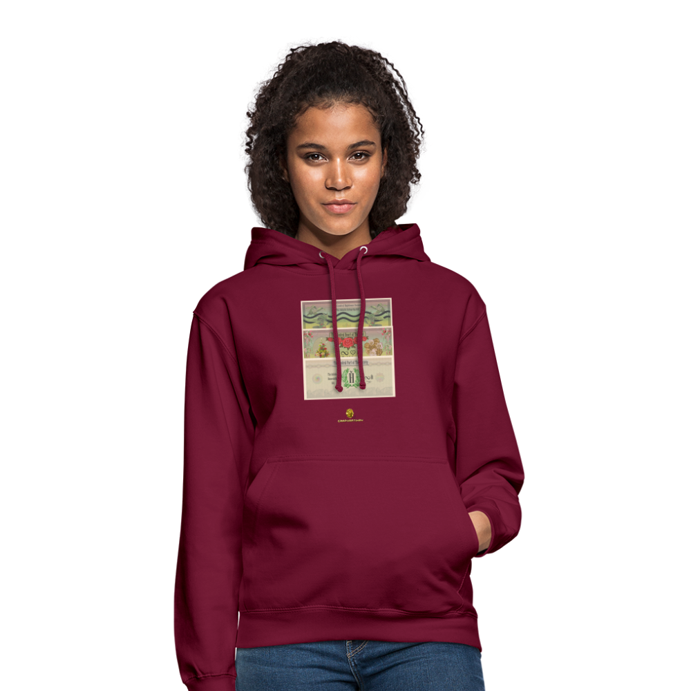 Infnite Worth Bills Hoodie - bordeaux