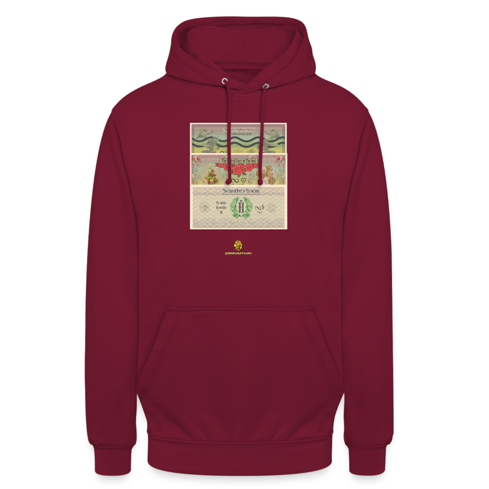 Infnite Worth Bills Hoodie - bordeaux