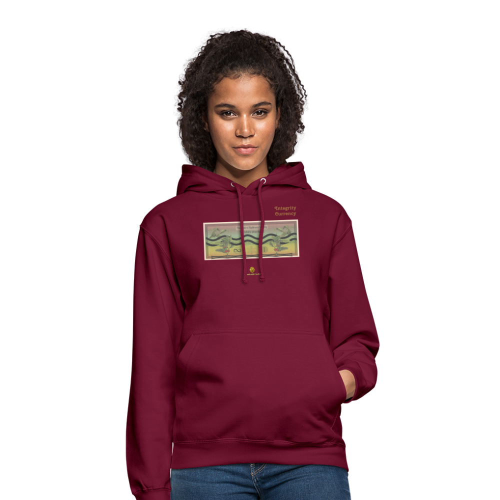 Integrity Bill Hoodie - bordeaux