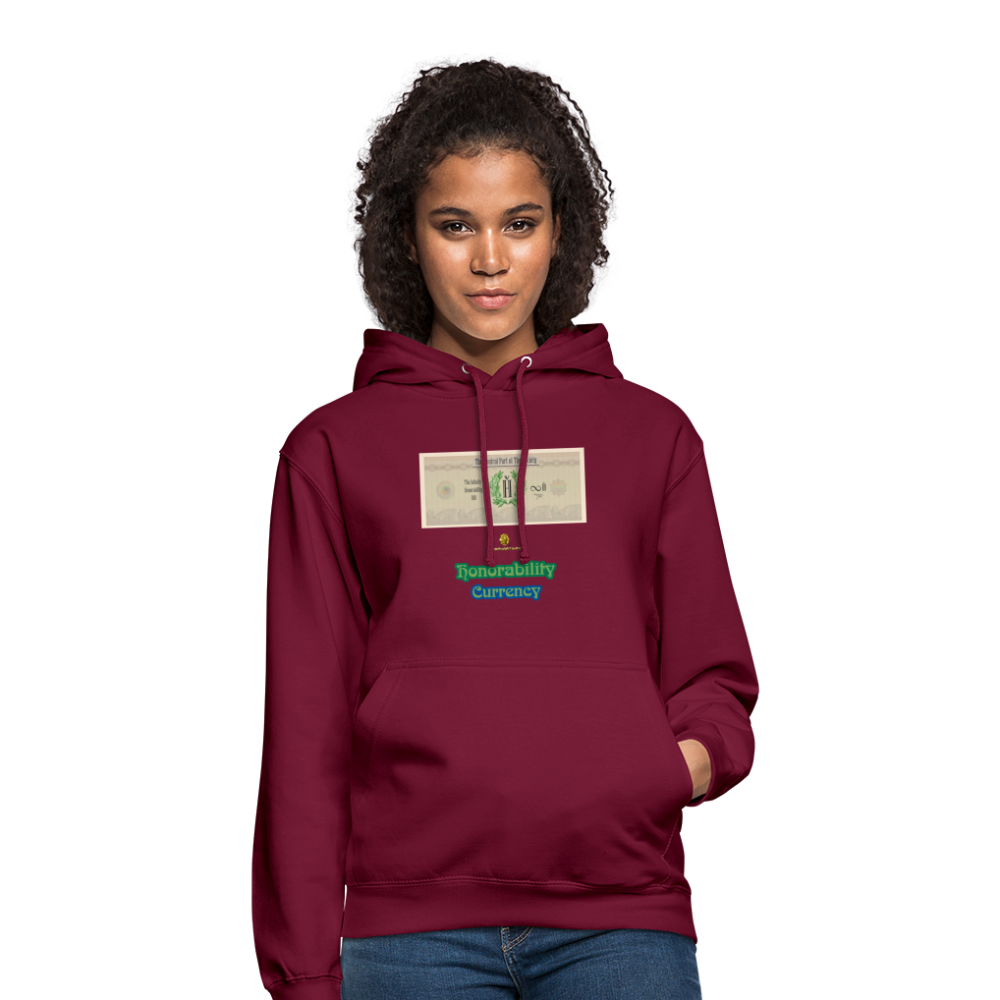 Honorability Bill Hoodie - bordeaux