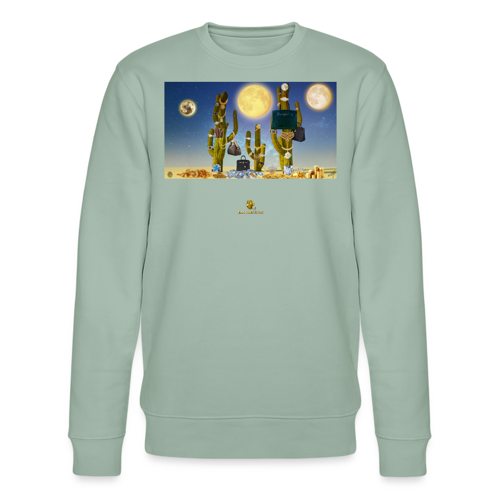 Sweatshirt Terre de luxe - Graphartixry - vert de gris clair