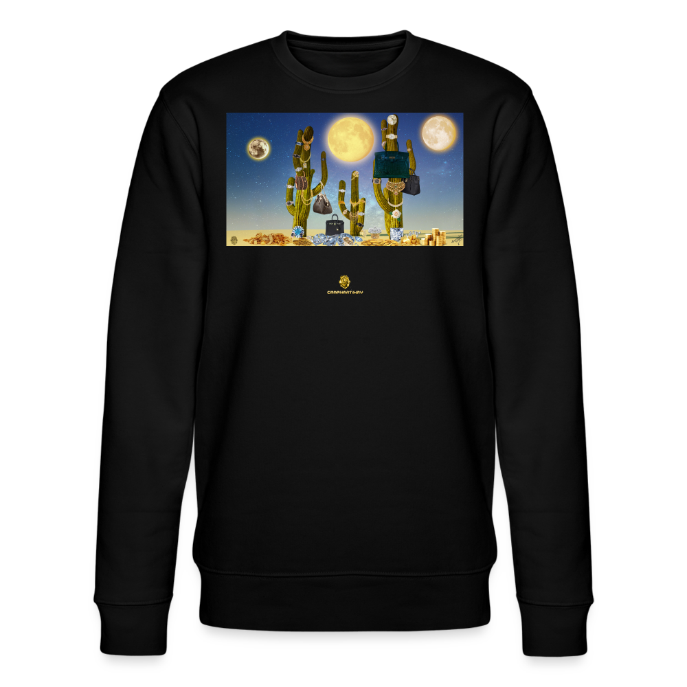 Sweatshirt Terre de luxe - Graphartixry - noir