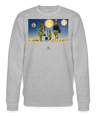 Sweatshirt Terre de luxe - Graphartixry - gris chiné