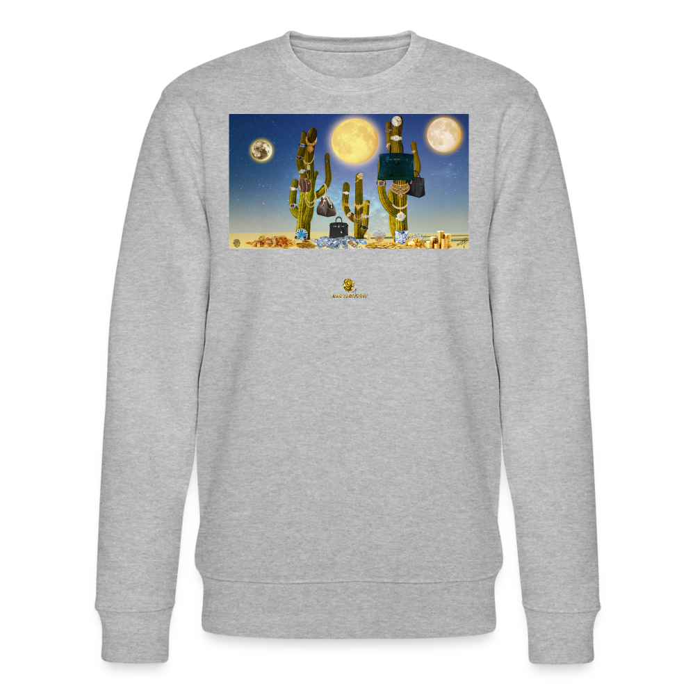 Sweatshirt Terre de luxe - Graphartixry - gris chiné