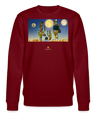 Sweatshirt Terre de luxe - Graphartixry - bordeaux