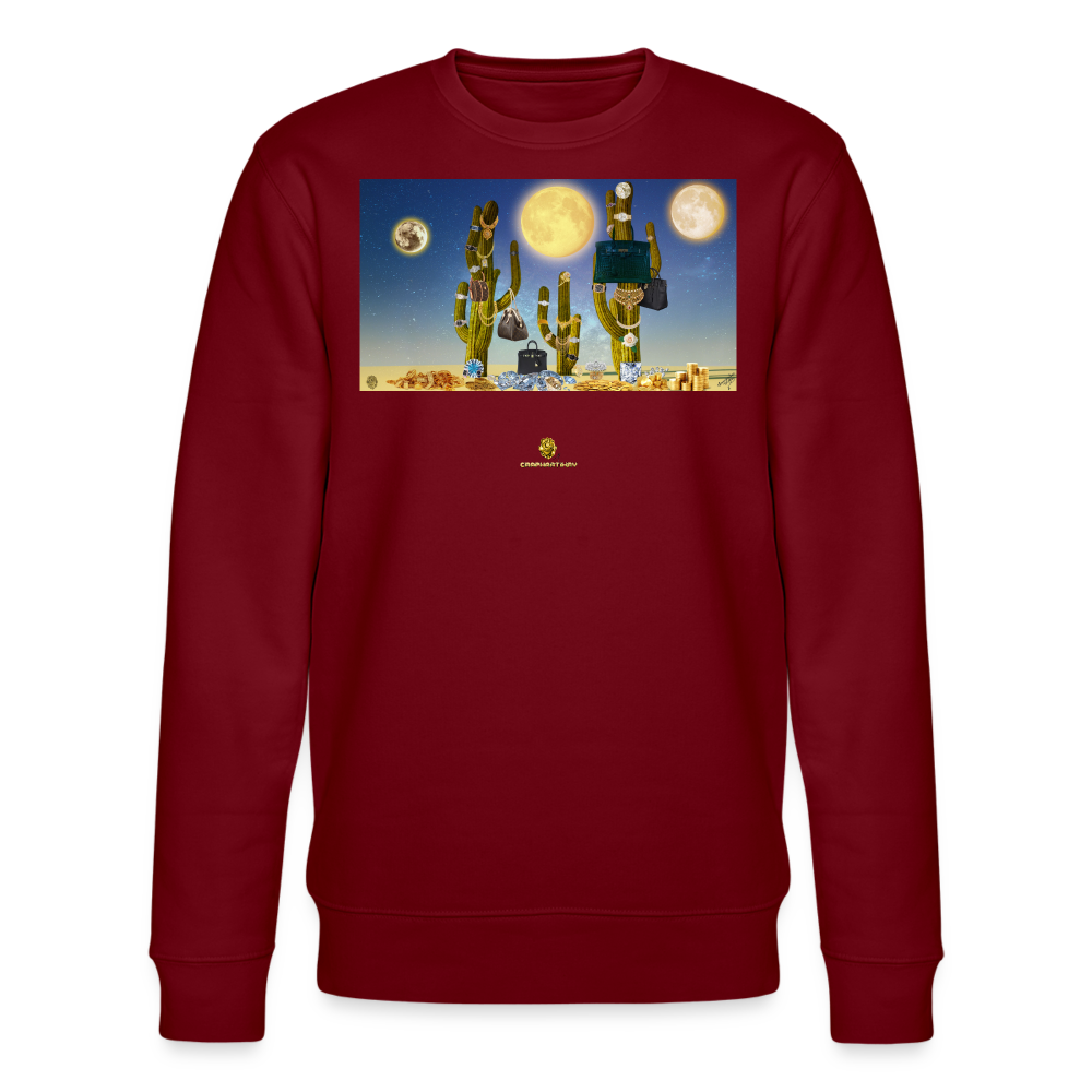 Sweatshirt Terre de luxe - Graphartixry - bordeaux