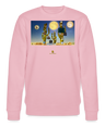 Sweatshirt Terre de luxe - Graphartixry - rose pâle