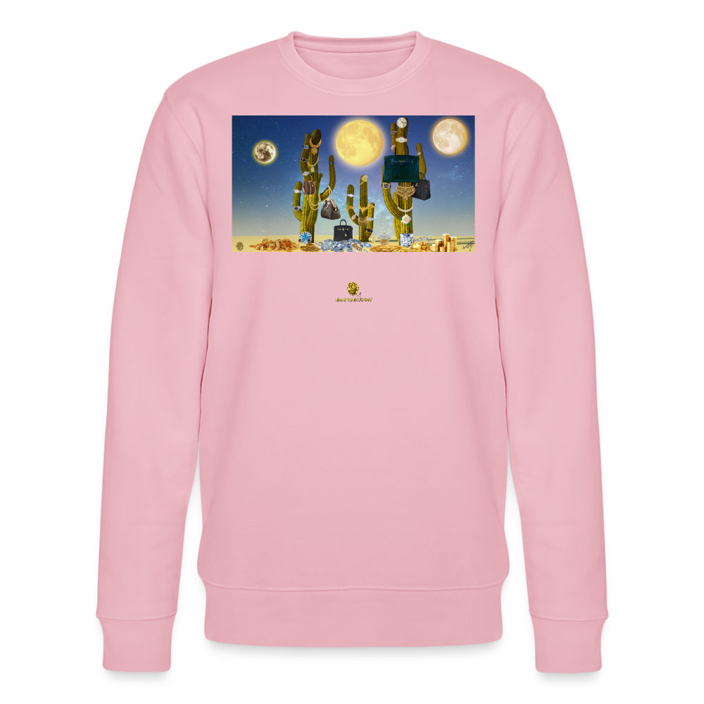 Sweatshirt Terre de luxe - Graphartixry - rose pâle