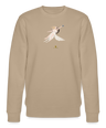 Sweatshirt Femme en terre de luxe - Graphartixry - beige