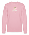 Sweatshirt Femme en terre de luxe - Graphartixry - rose pâle