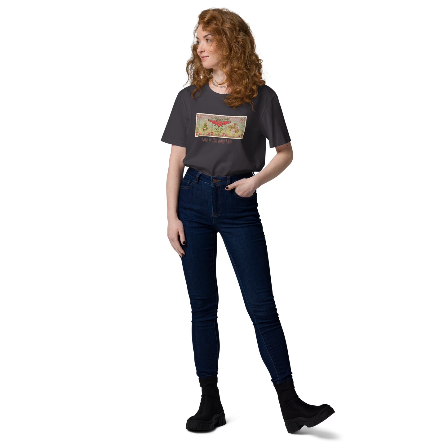 Love Bill Note Unisex Organic Cotton T-Shirt