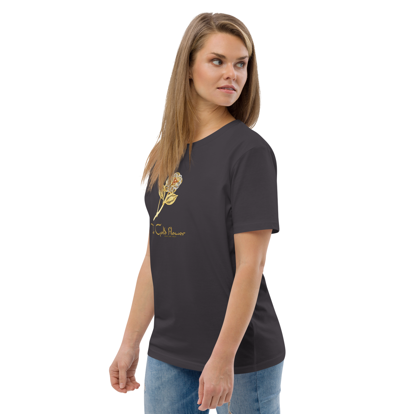 Golf Flower Unisex Organic Cotton T-Shirt