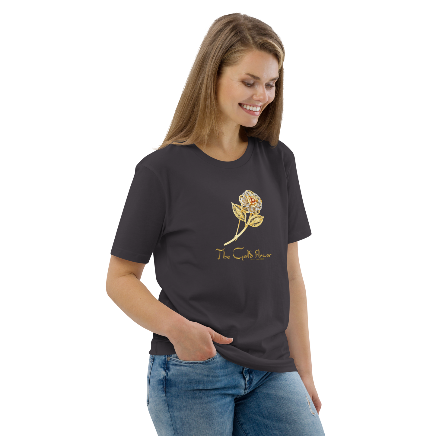 Golf Flower Unisex Organic Cotton T-Shirt