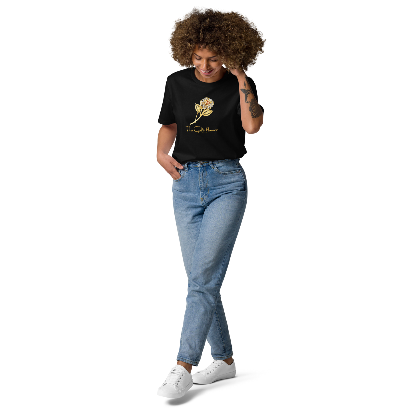 Golf Flower Unisex Organic Cotton T-Shirt