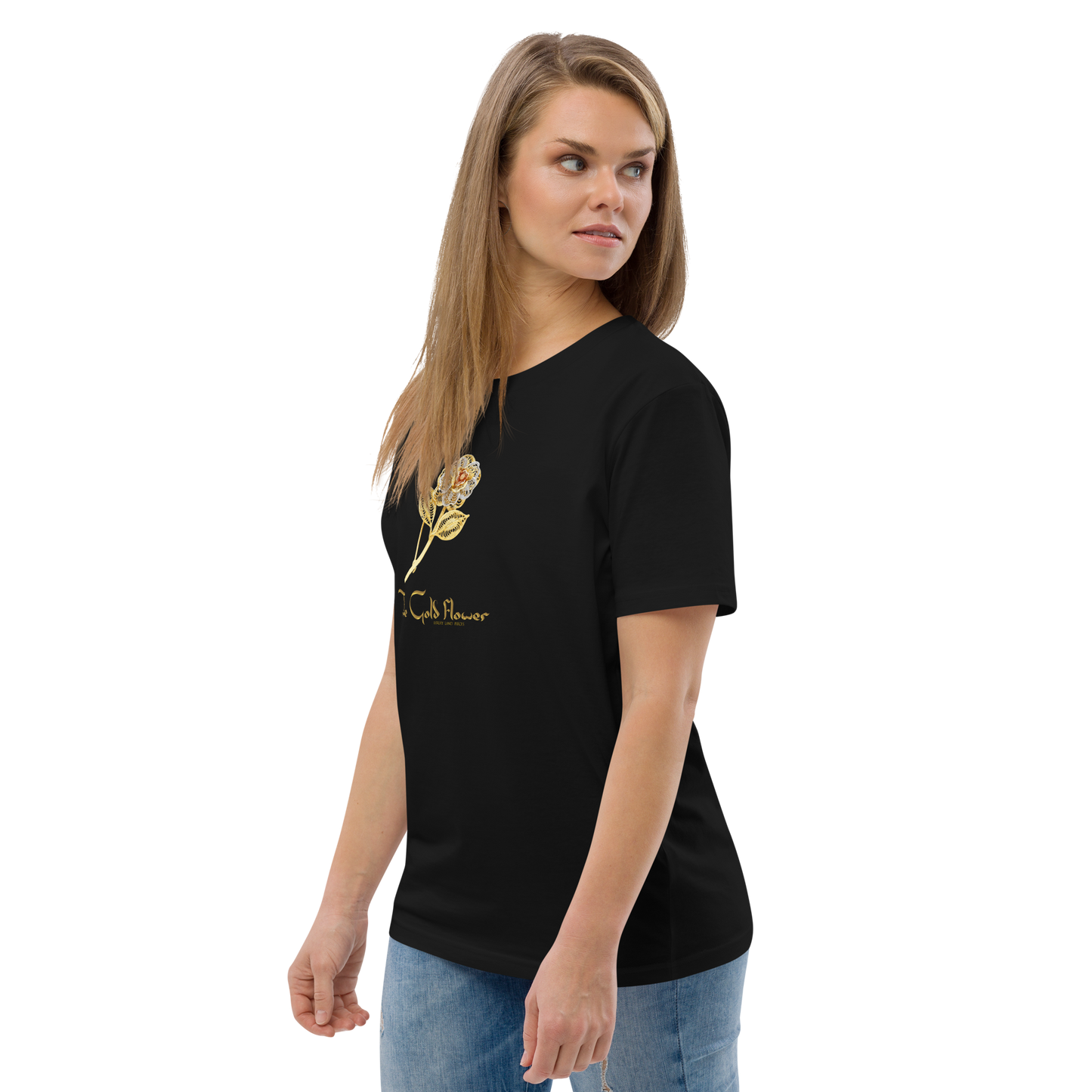 Golf Flower Unisex Organic Cotton T-Shirt