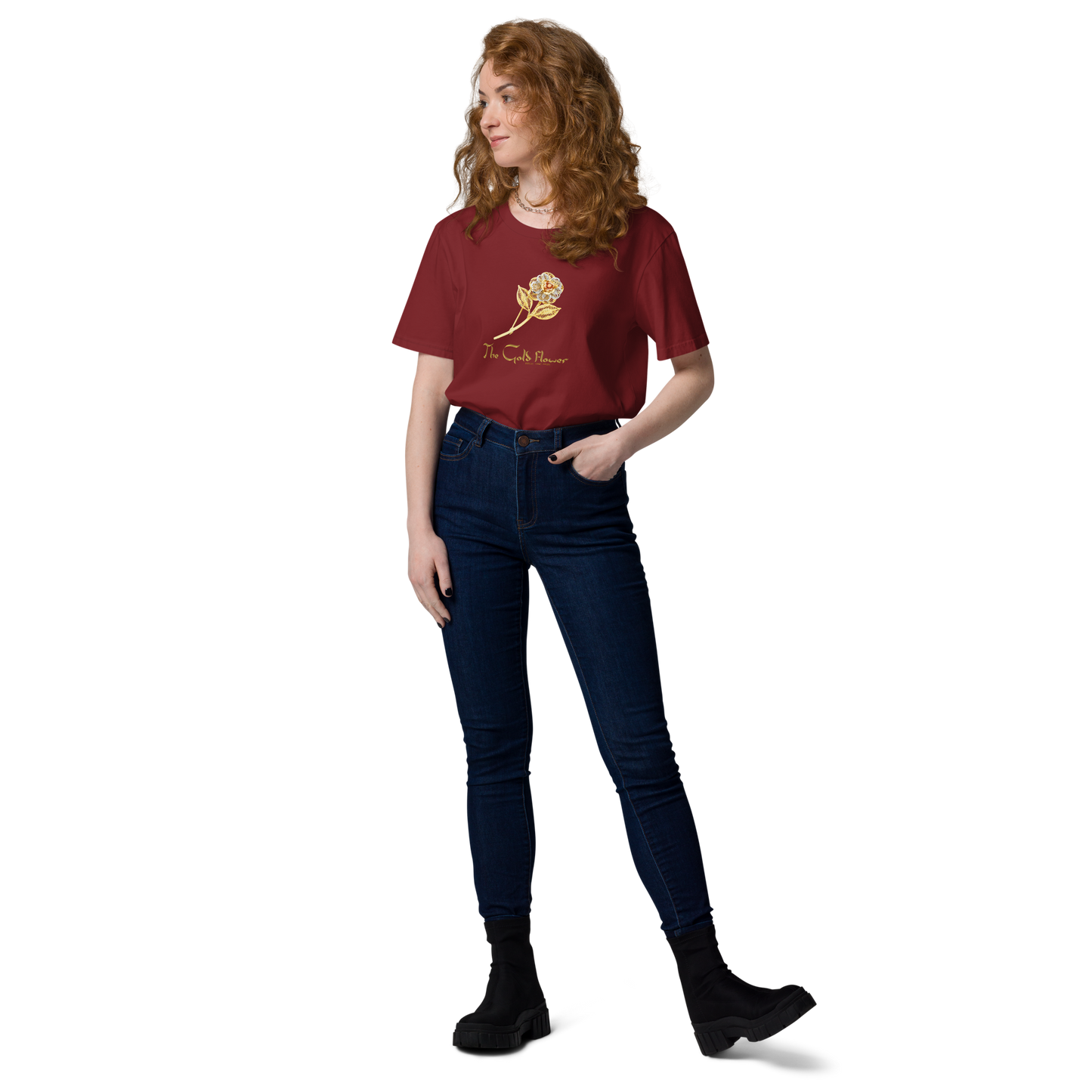 Golf Flower Unisex Organic Cotton T-Shirt