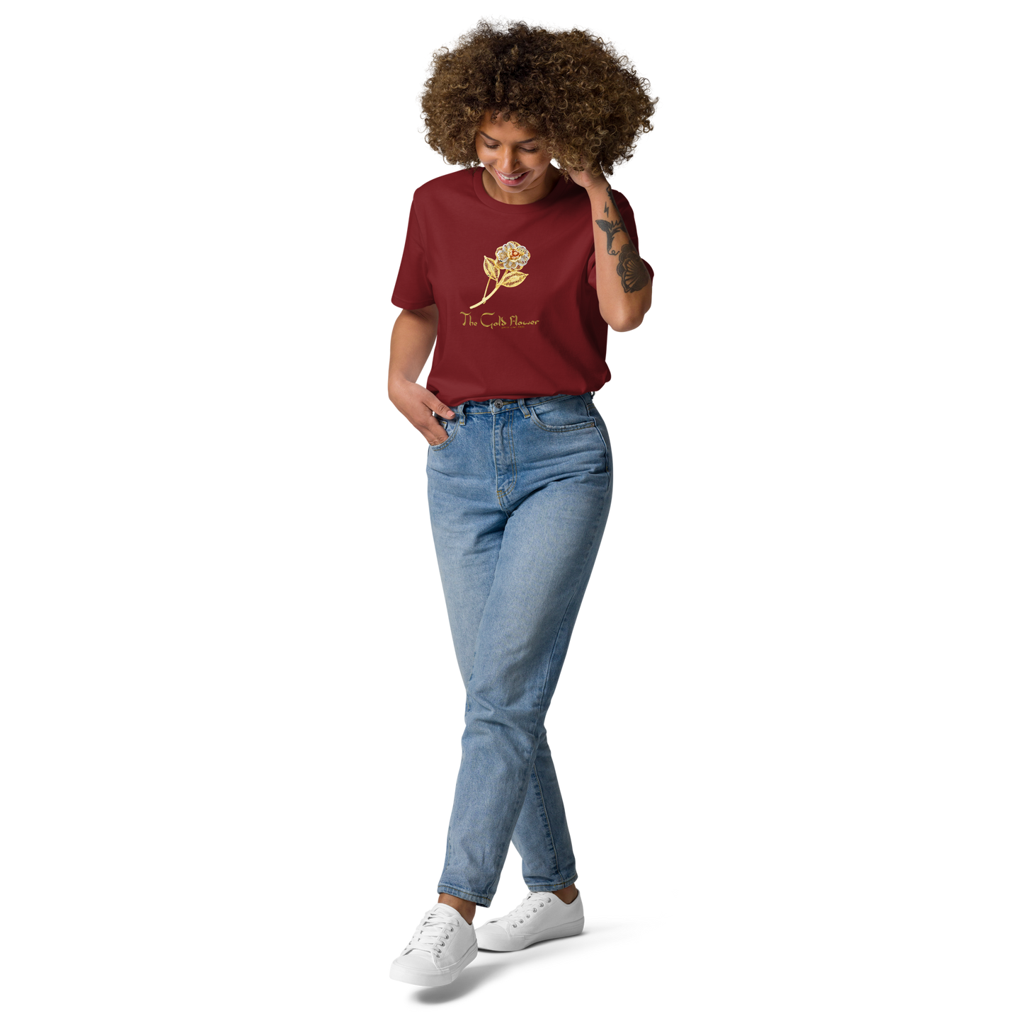 Golf Flower Unisex Organic Cotton T-Shirt