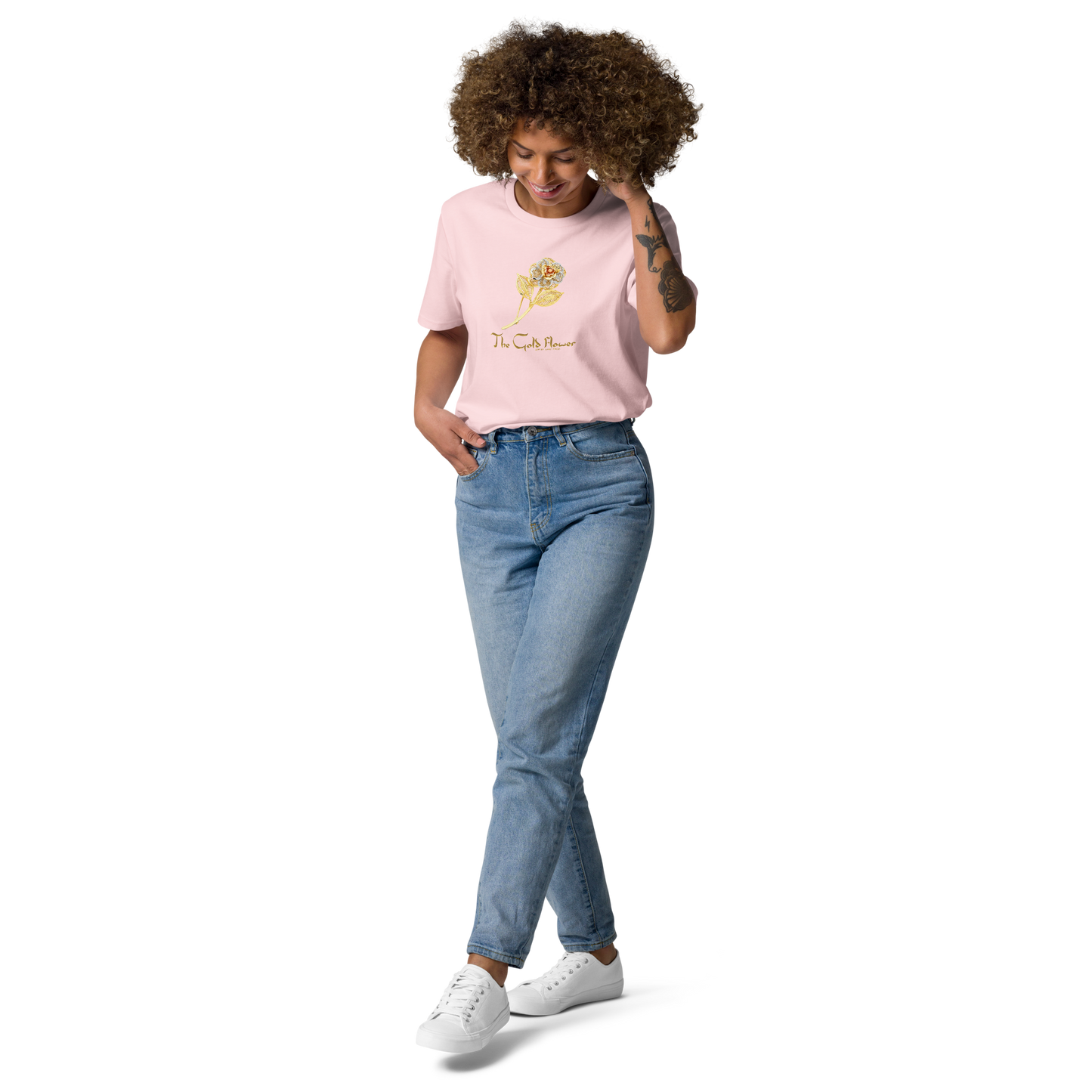 Golf Flower Unisex Organic Cotton T-Shirt