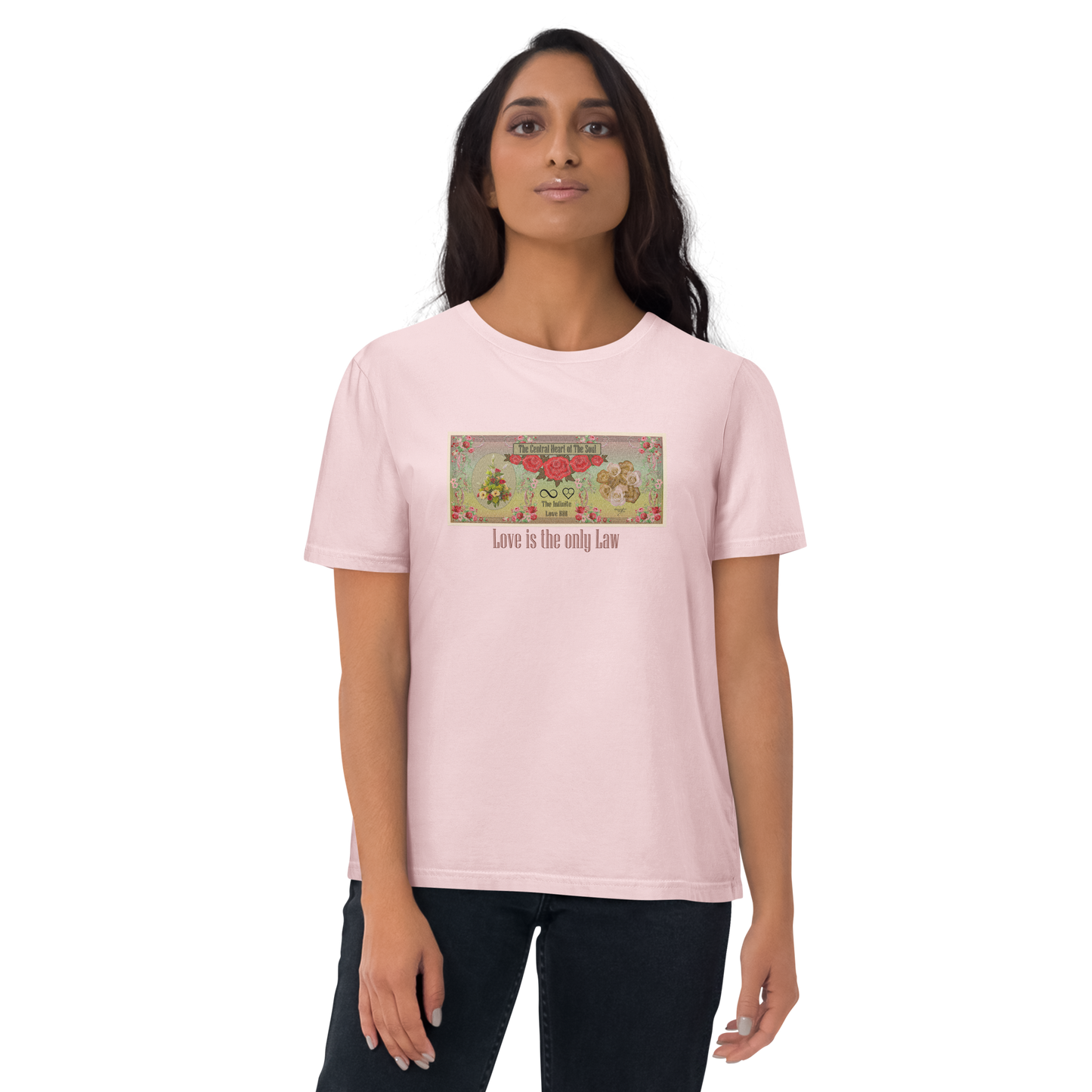 Love Bill Note Unisex Organic Cotton T-Shirt