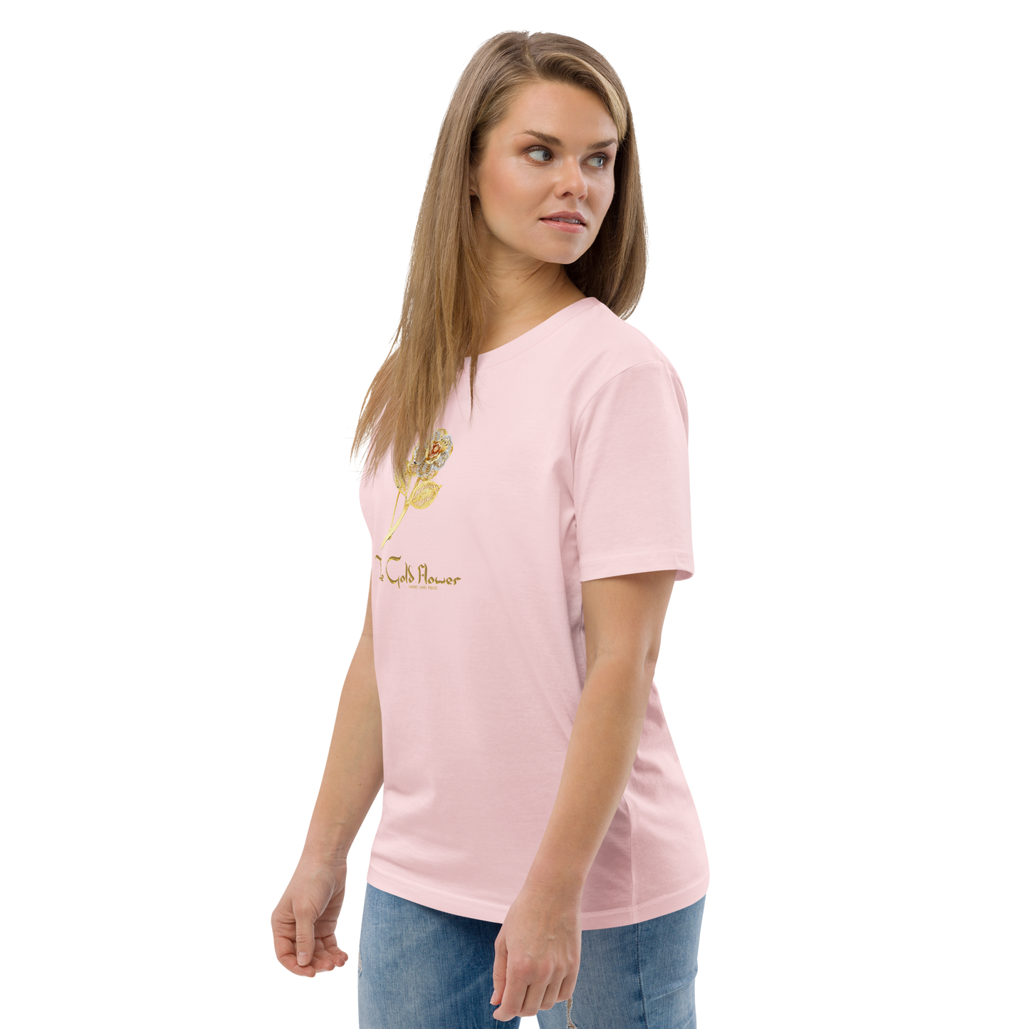 Golf Flower Unisex Organic Cotton T-Shirt