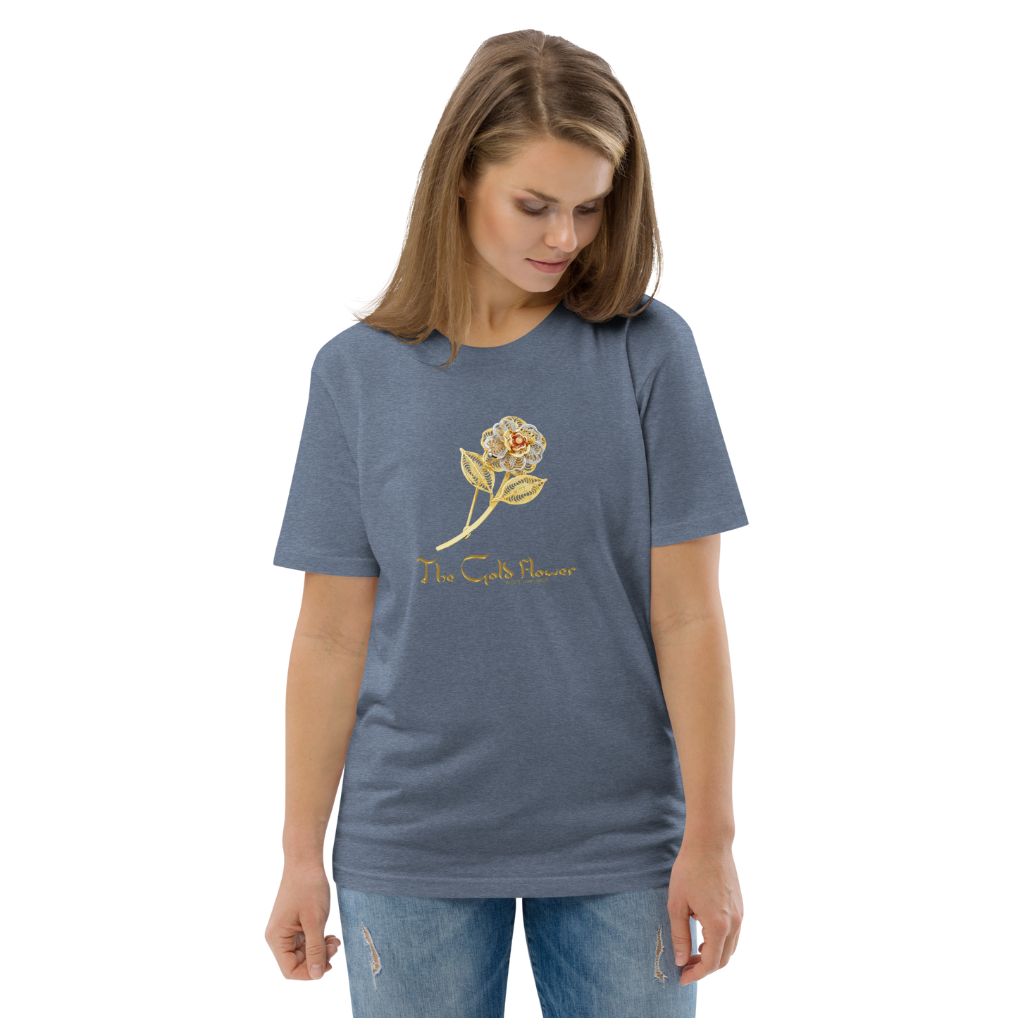 Golf Flower Unisex Organic Cotton T-Shirt