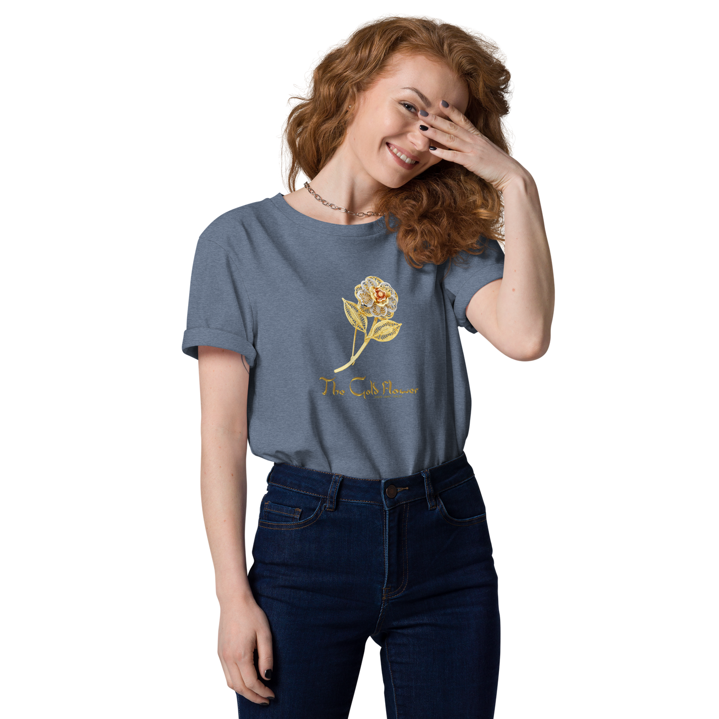 Golf Flower Unisex Organic Cotton T-Shirt