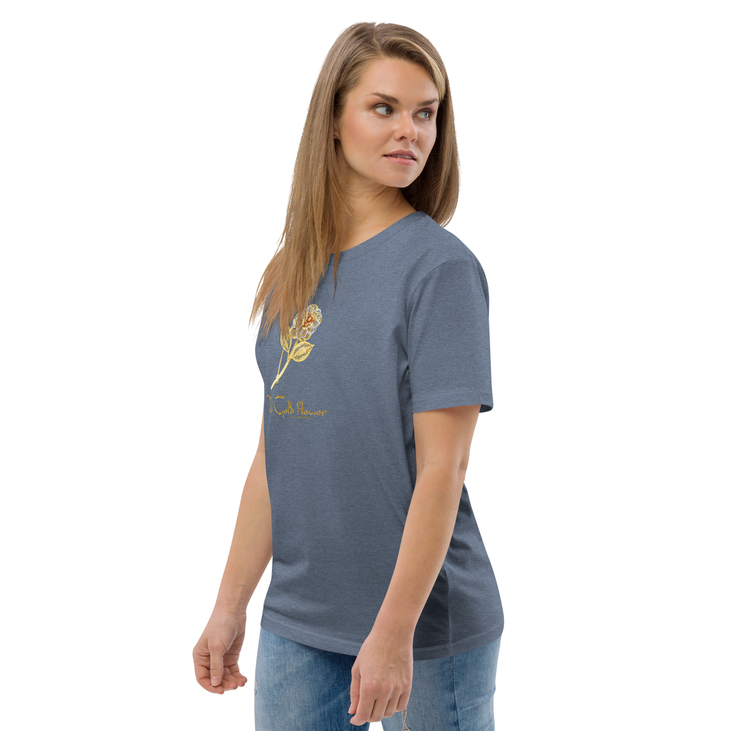 Golf Flower Unisex Organic Cotton T-Shirt