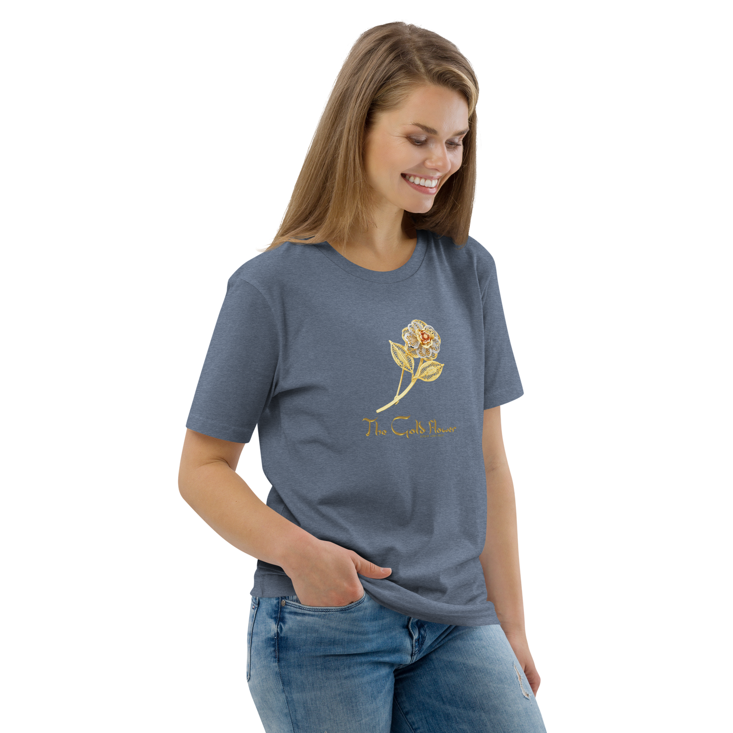 Golf Flower Unisex Organic Cotton T-Shirt