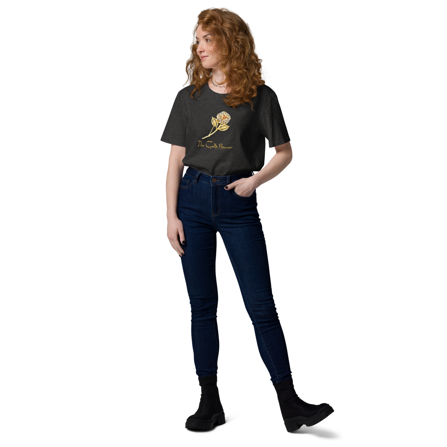 Golf Flower Unisex Organic Cotton T-Shirt