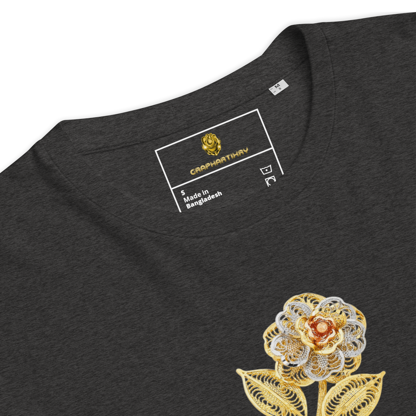 Golf Flower Unisex Organic Cotton T-Shirt