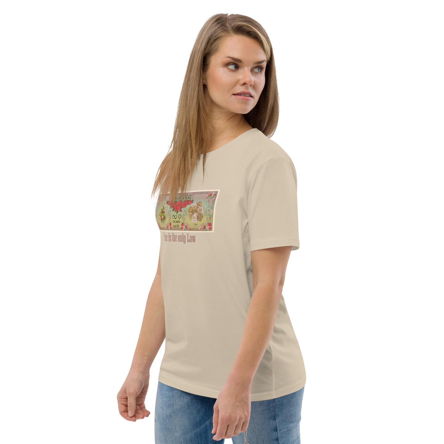 Love Bill Note Unisex Organic Cotton T-Shirt