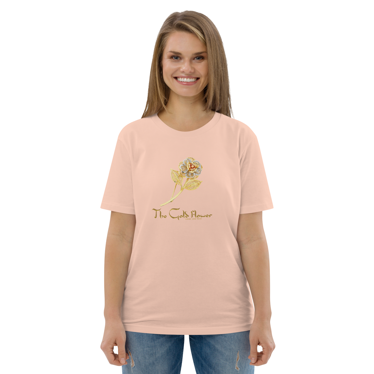 Golf Flower Unisex Organic Cotton T-Shirt