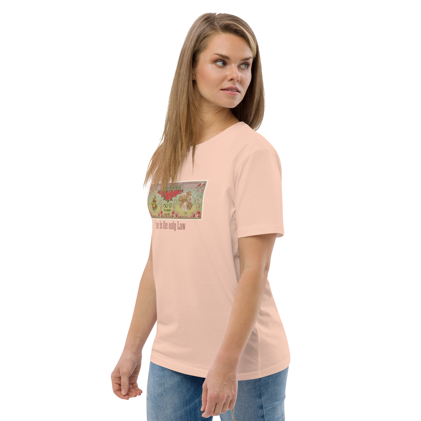Love Bill Note Unisex Organic Cotton T-Shirt