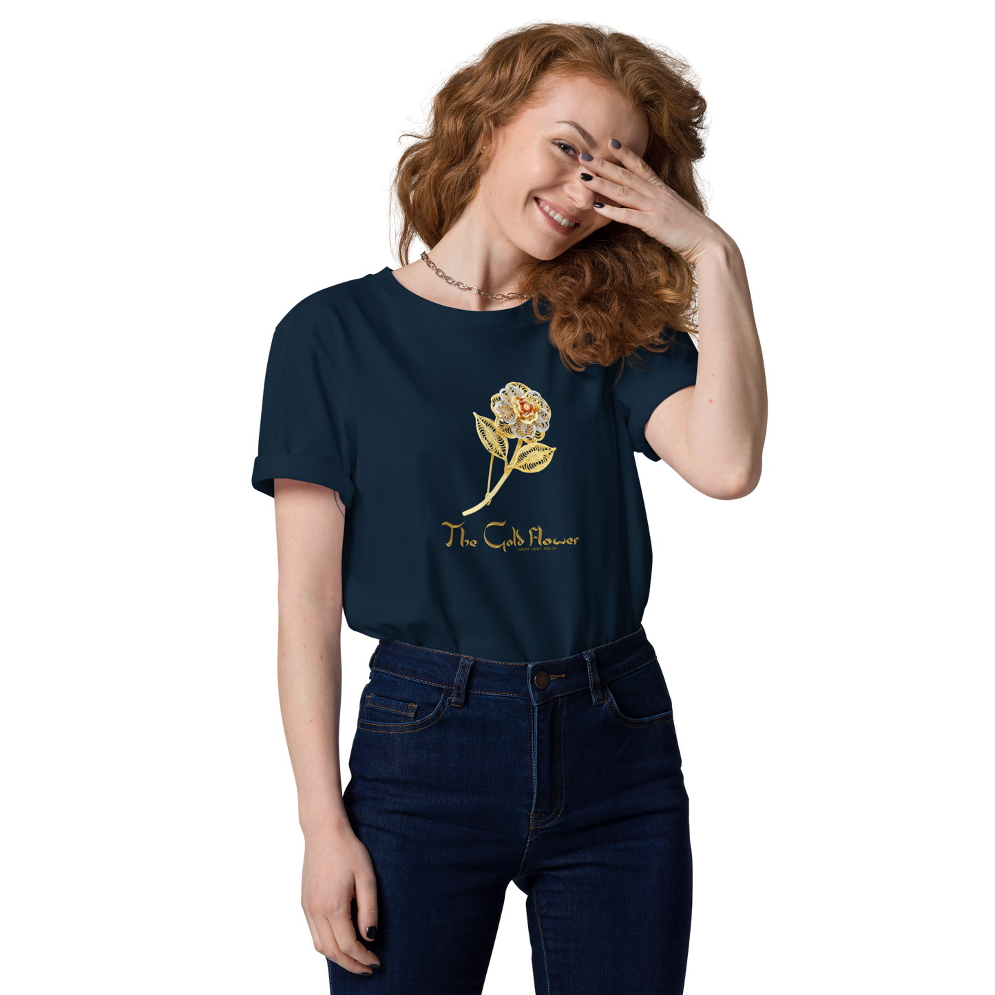 Golf Flower Unisex Organic Cotton T-Shirt