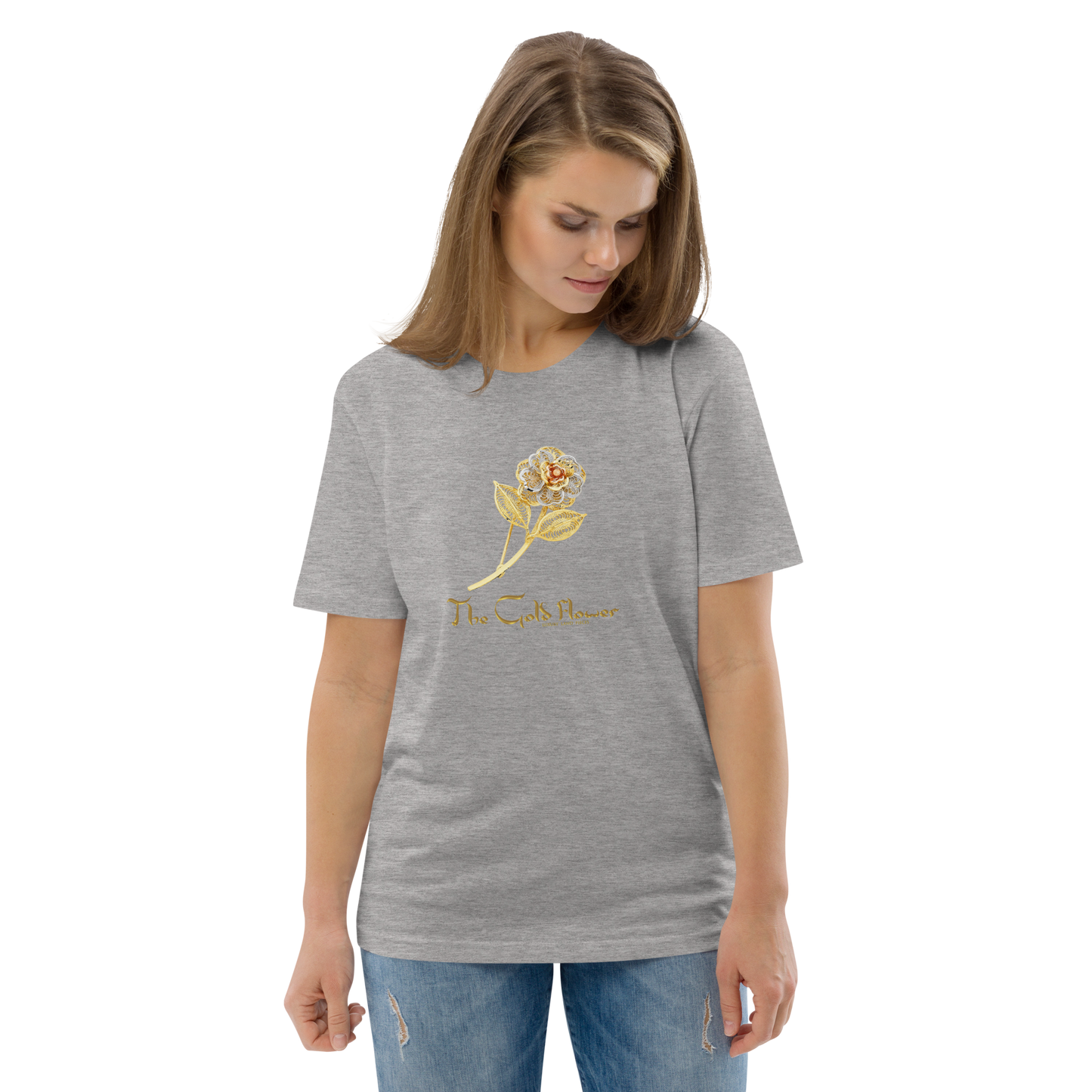 Golf Flower Unisex Organic Cotton T-Shirt