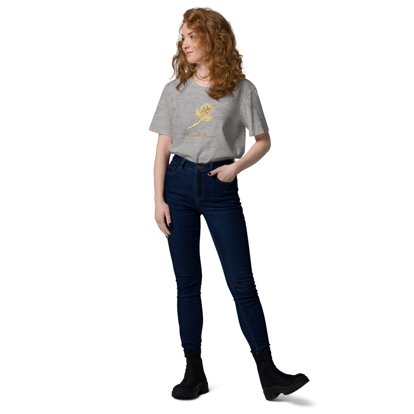 Golf Flower Unisex Organic Cotton T-Shirt