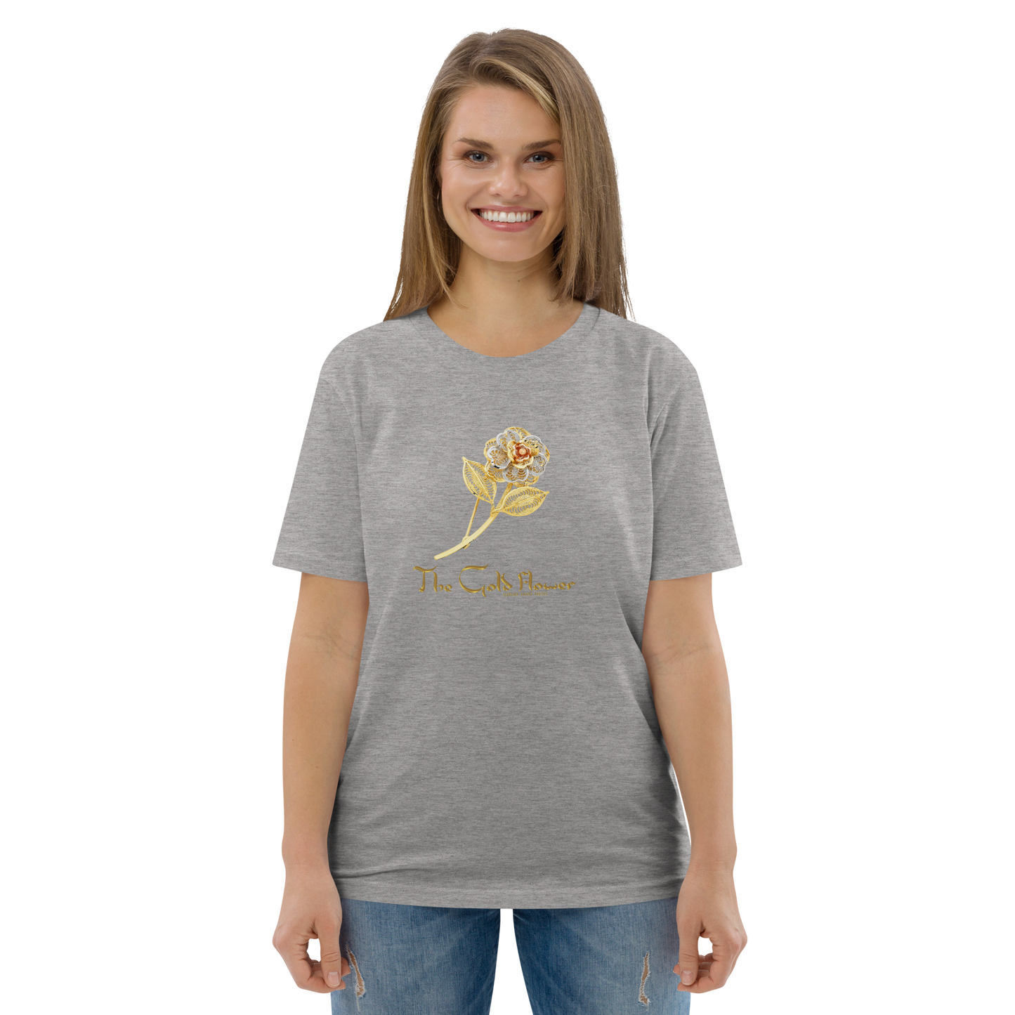 Golf Flower Unisex Organic Cotton T-Shirt