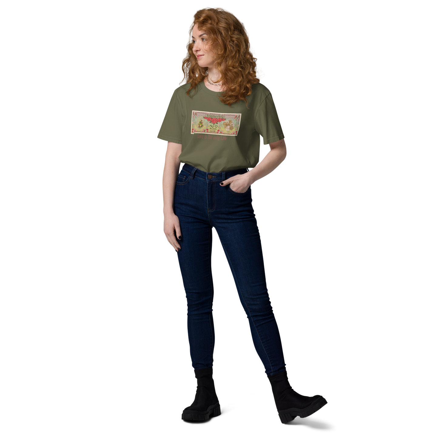 Love Bill Note Unisex Organic Cotton T-Shirt