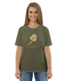 Golf Flower Unisex Organic Cotton T-Shirt