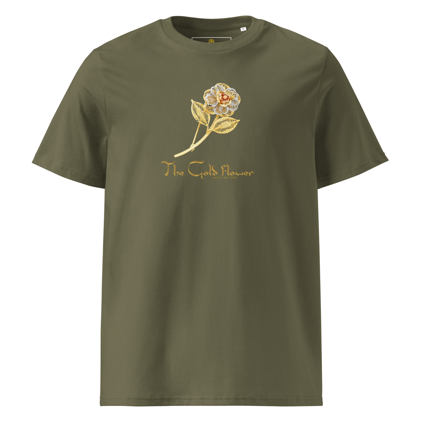Golf Flower Unisex Organic Cotton T-Shirt