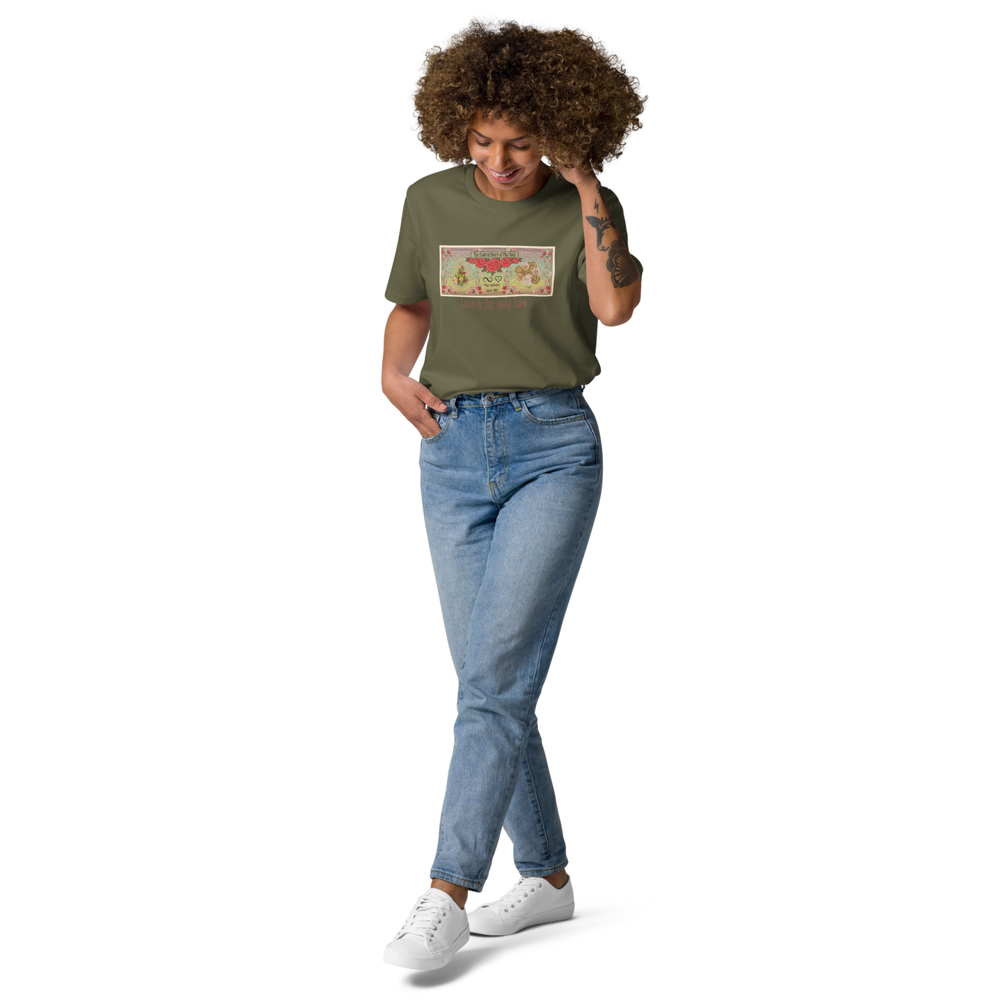 Love Bill Note Unisex Organic Cotton T-Shirt
