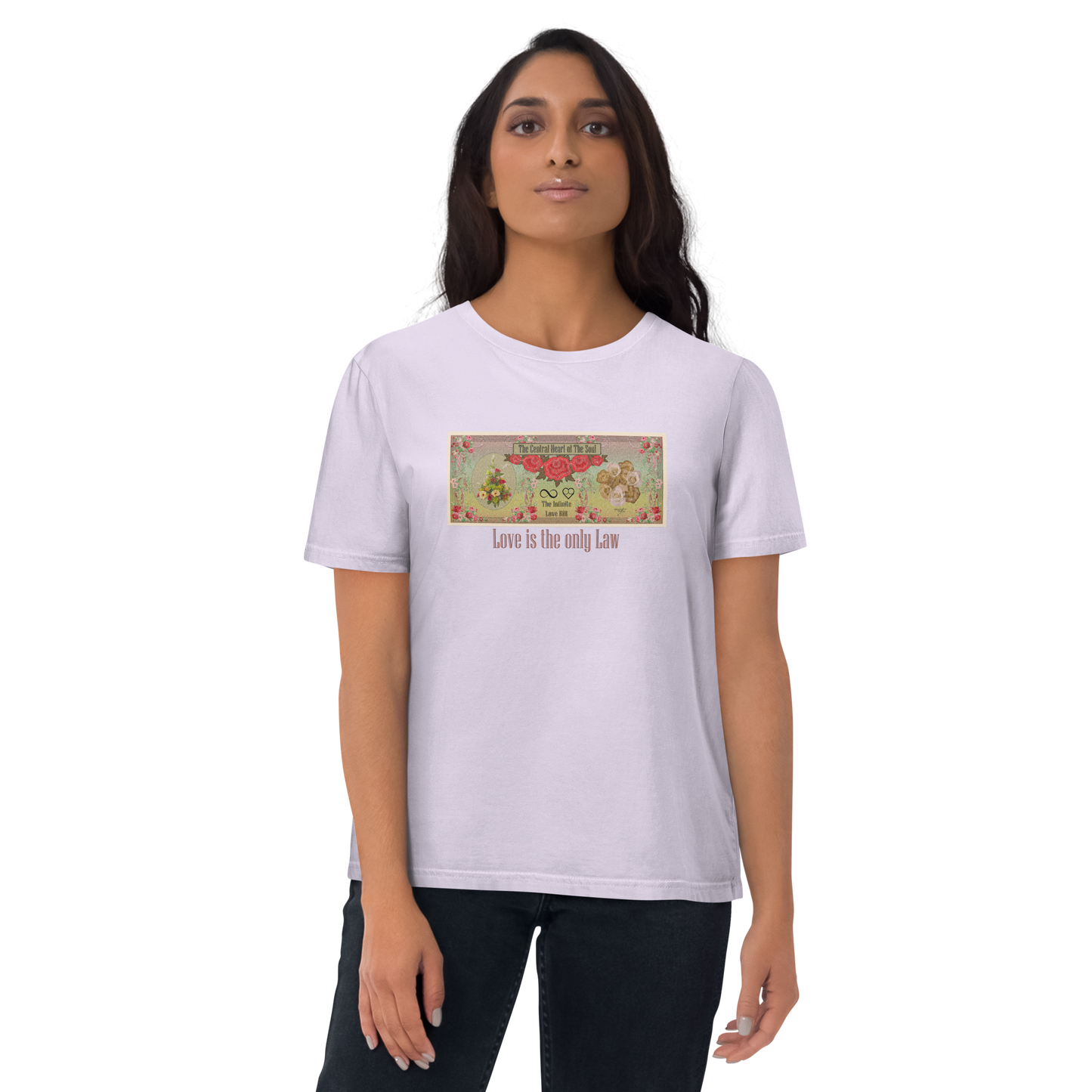 Love Bill Note Unisex Organic Cotton T-Shirt