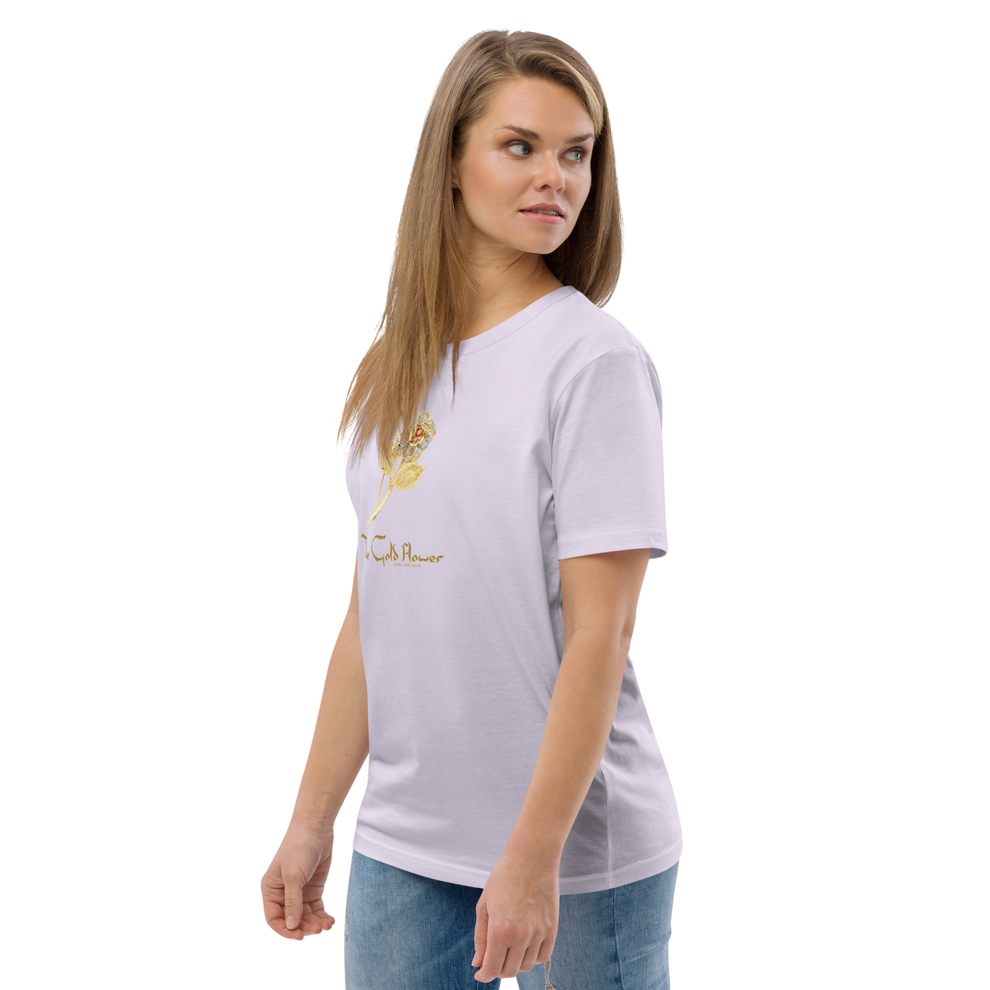 Golf Flower Unisex Organic Cotton T-Shirt