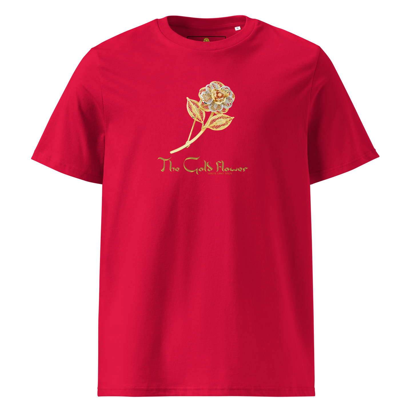 Golf Flower Unisex Organic Cotton T-Shirt
